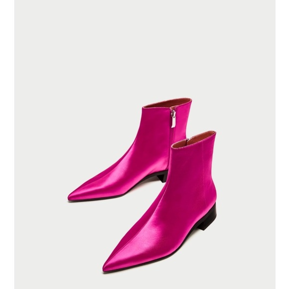 zara pink shoes